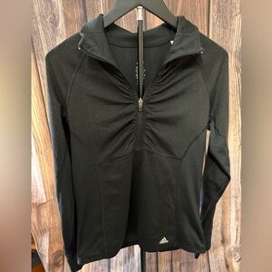 adidas Black Climalite Lightweight Zip Jacket